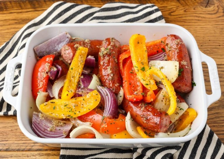 Super easy sausage and peppers