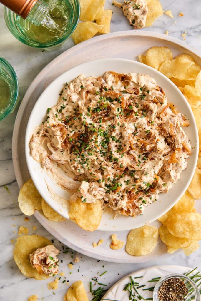 Caramelized onion dip