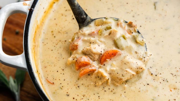 Creamy chicken soup