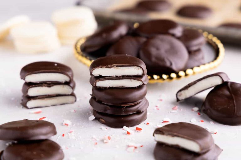 Homemade peppermint patty